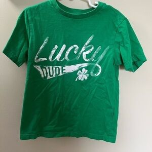 Lucky dude green top
